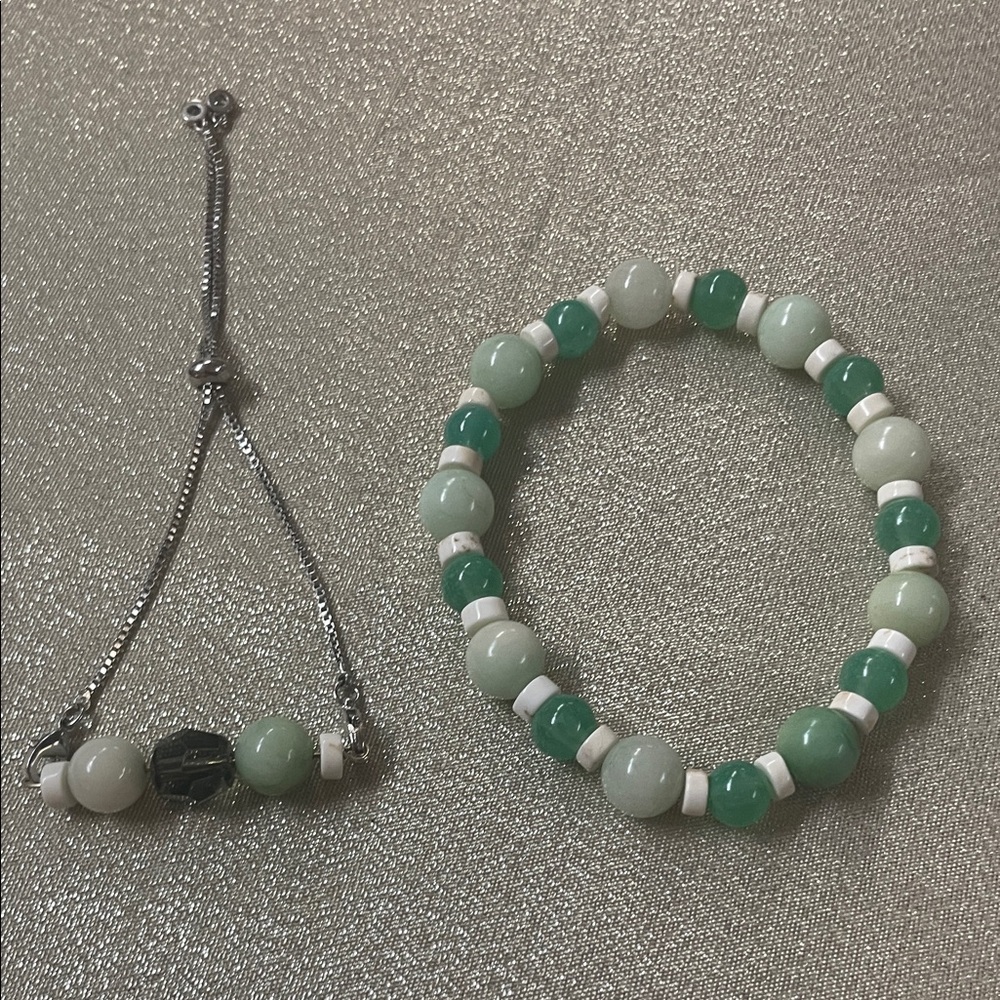 🥒 Handmade Stretch/Adjustable Bracelets 🥒